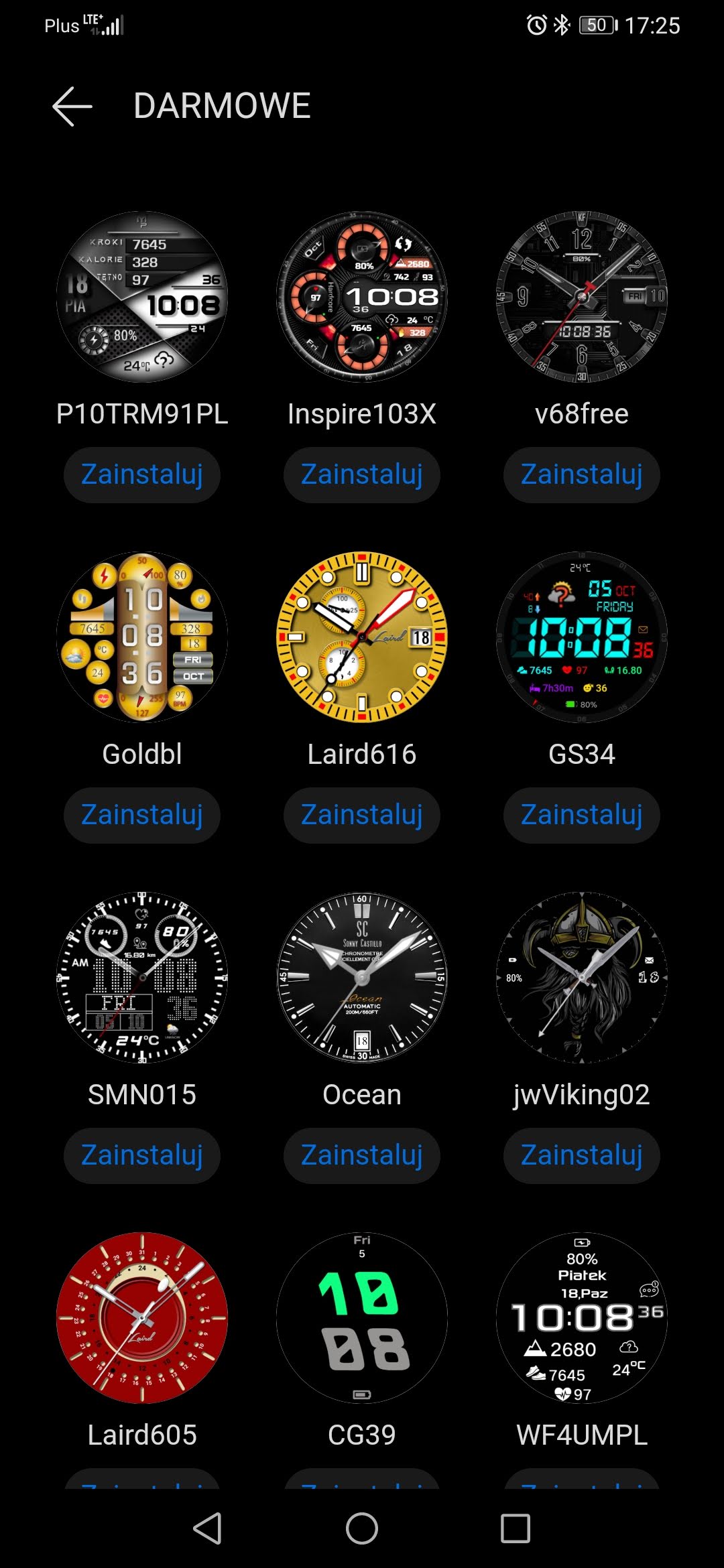 Huawei Watch GT3 tarcze