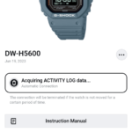 Głowne ekrany w aplikacji Casio Watches (2)